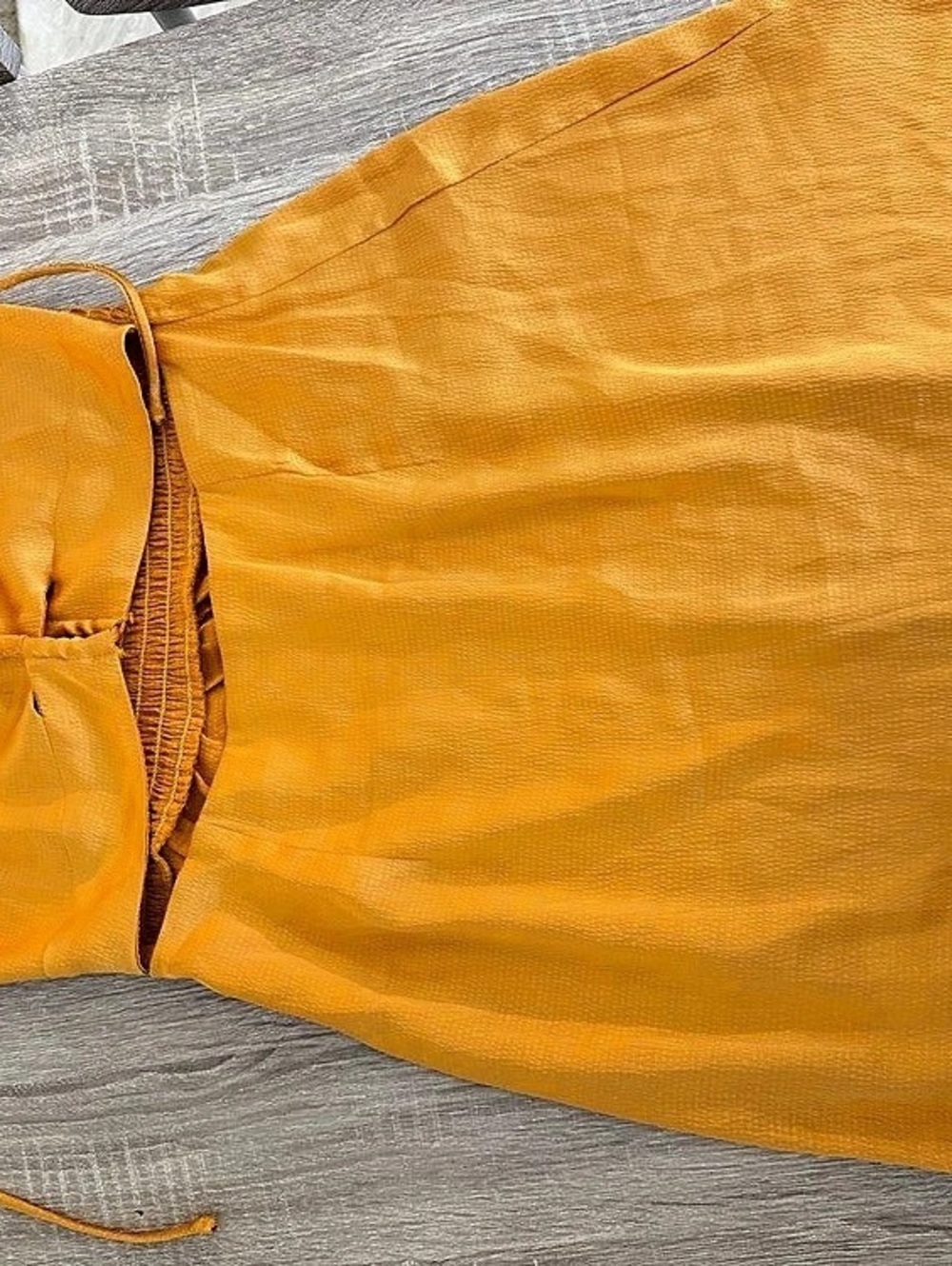 12th Tribe Mini Dress in Orange Size Small Like New